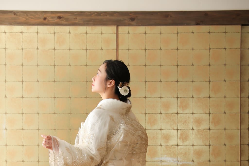 憧れの着物／ドレスで撮影✨ デコルテオリジナルの着物【MARLE(マルレ)】