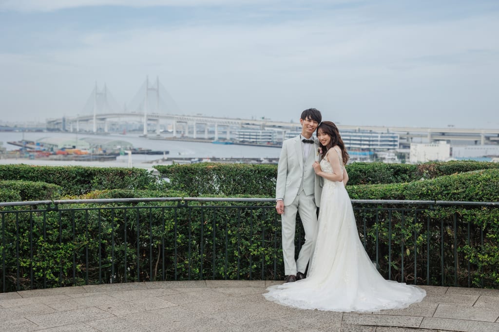 港の見える丘公園 | デコルテフォトグラフィー | 前撮り・フォトウェディング