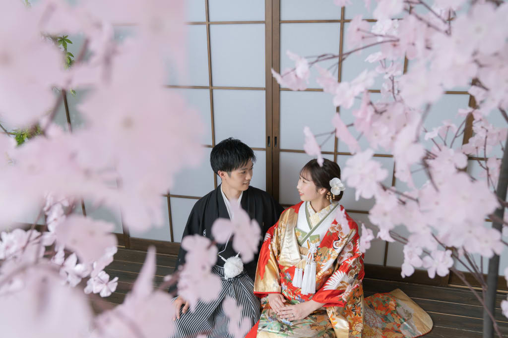 四季折々の屋内庭園スタジオ