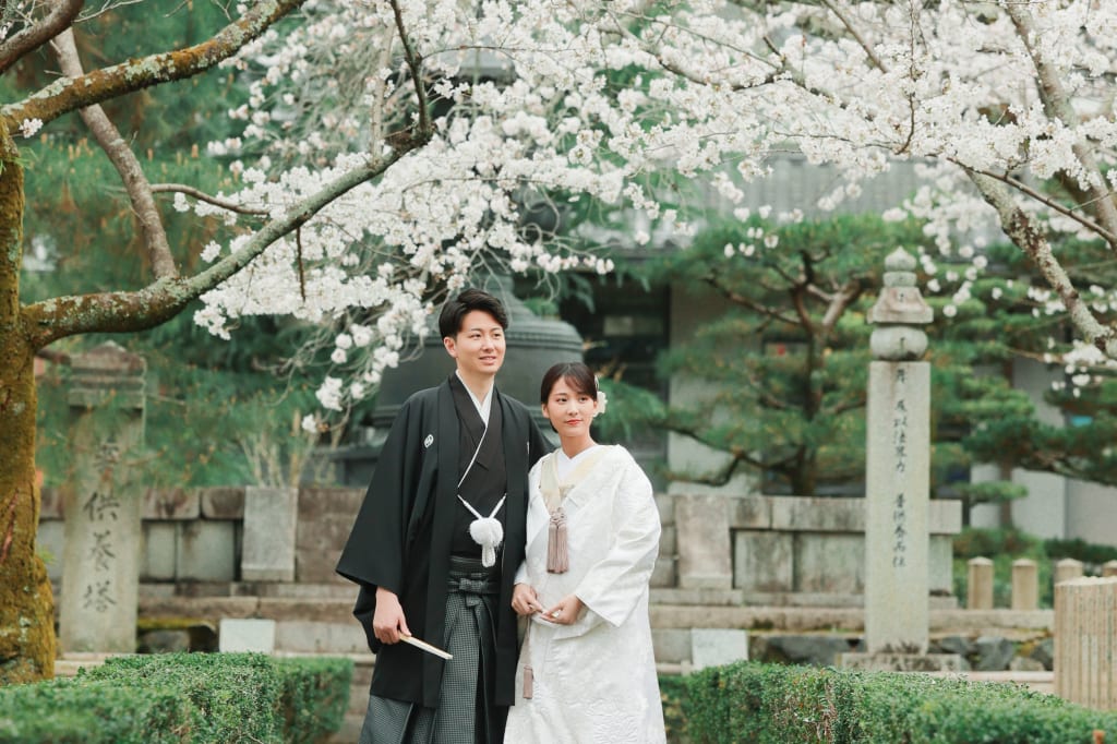 春を感じて♪【嵯峨大覚寺ロケーション】