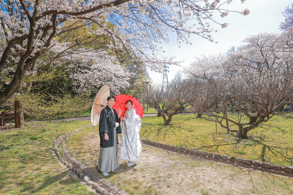 桜満開🌸和装ロケ