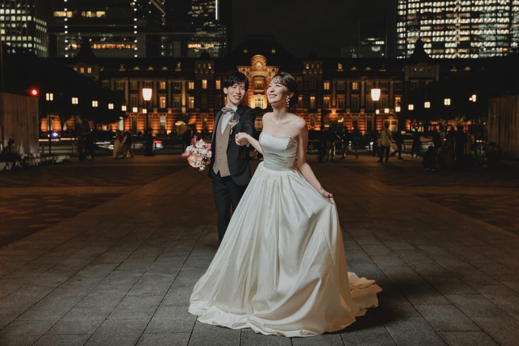 東京周遊ロケーション＋屋内庭園スタジオ(350カット)プラン | フォトウェディング・前撮り・結婚写真