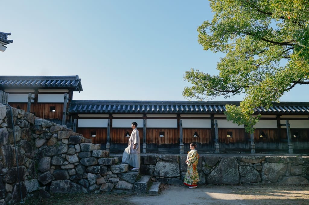 快晴の和装撮影