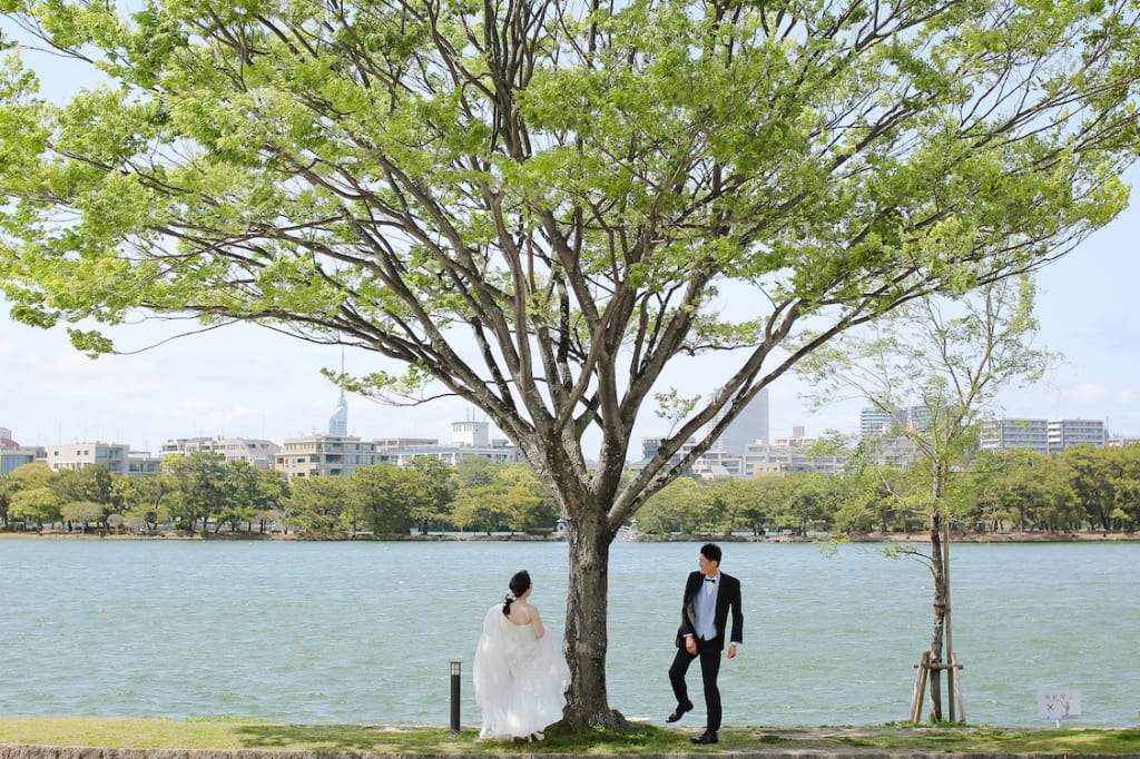 和洋大濠公園ロケーションプラン | フォトウェディング・前撮り・結婚写真