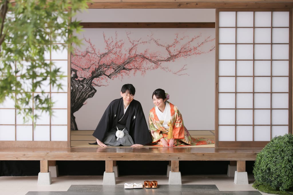 屋内庭園スタジオと大桟橋で♪