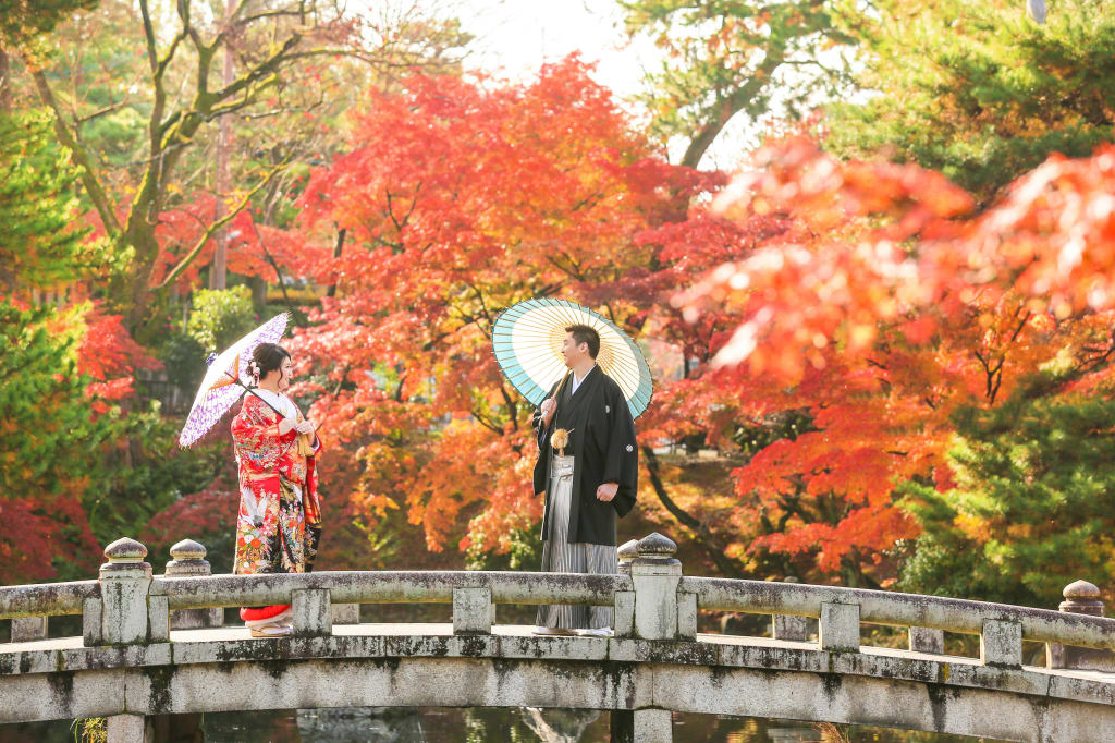 八坂＋円山公園ロケーションプラン | スタジオTVB 京都店 | フォトウェディング・前撮り・結婚写真