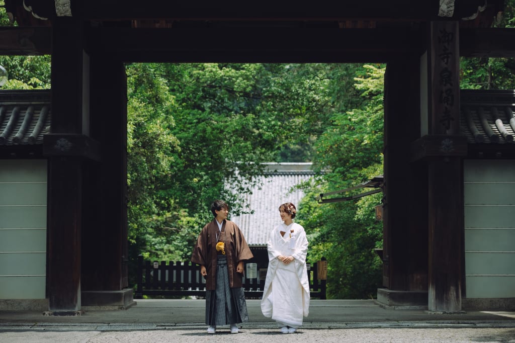 泉涌寺 | デコルテフォトグラフィー | 前撮り・フォトウェディング
