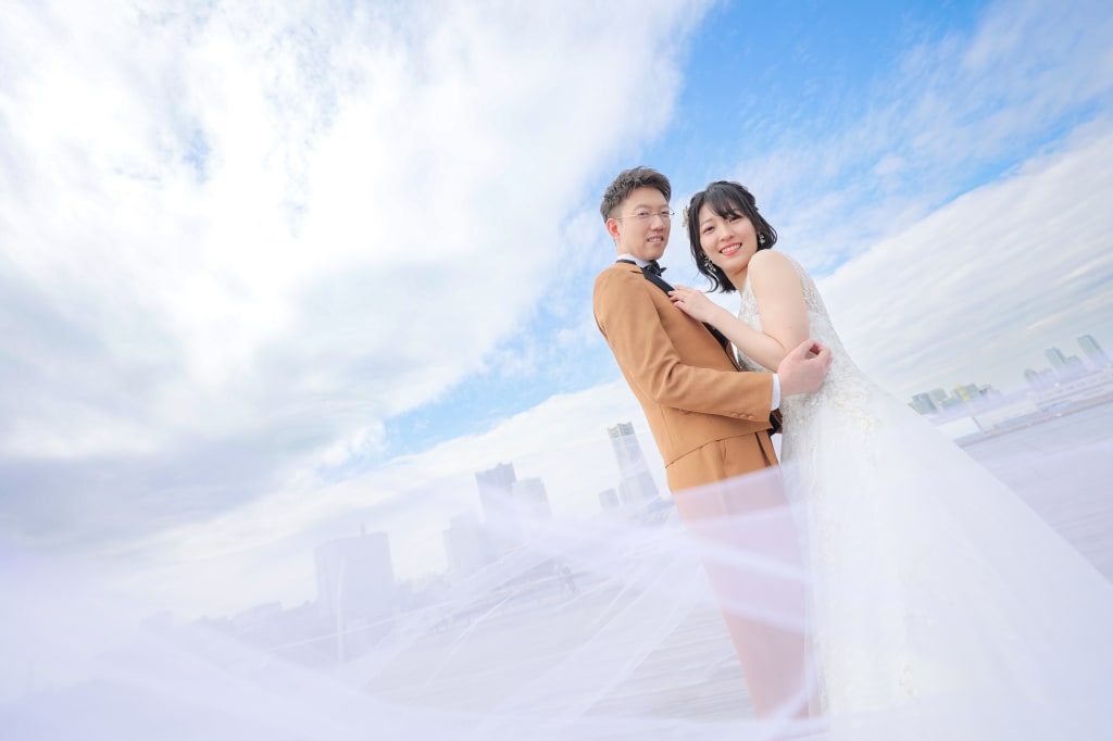 建物や空を活かした撮影を！〜大桟橋ロケーション〜