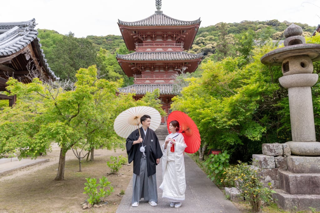 太山寺 | デコルテフォトグラフィー | 前撮り・フォトウェディング