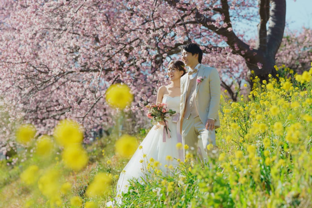 河津桜（南伊豆） | デコルテフォトグラフィー | 前撮り・フォトウェディング