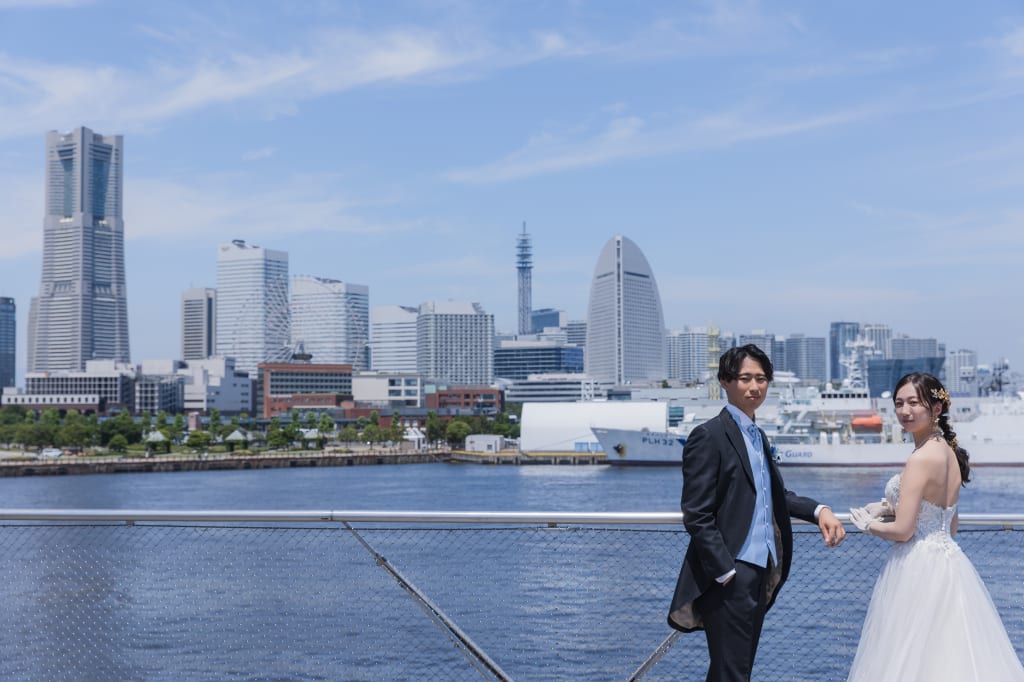 晴天と爽やかなお二人