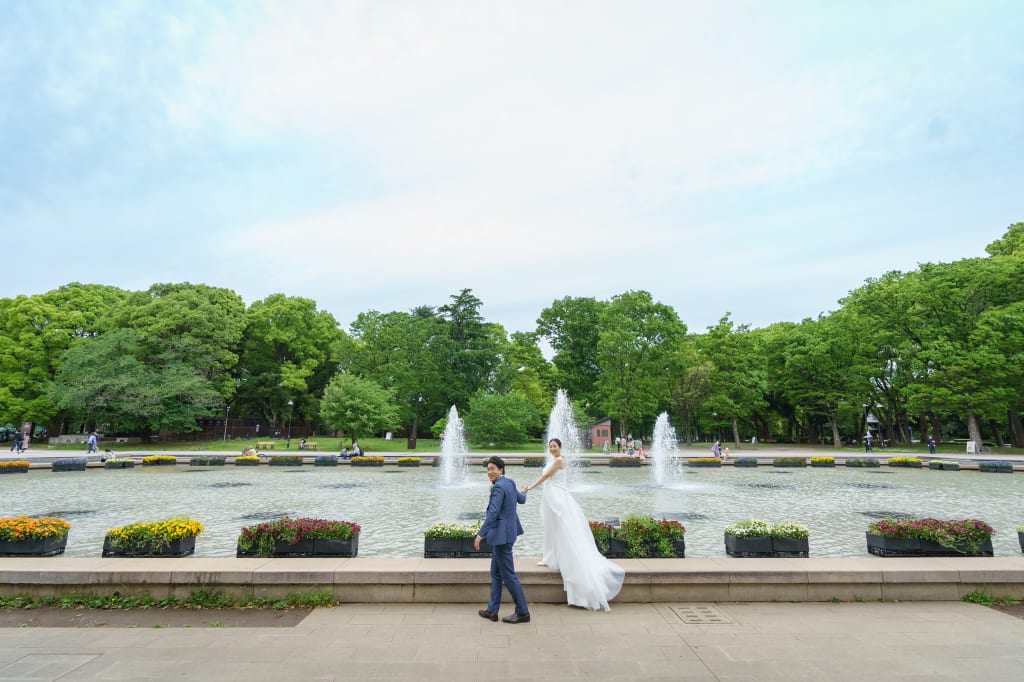 上野恩賜公園 | デコルテフォトグラフィー | 前撮り・フォトウェディング