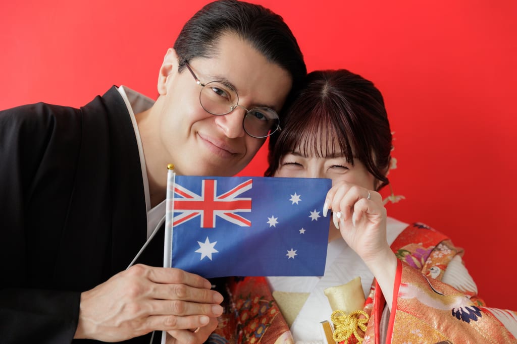 お二人らしい和装洋装撮影！