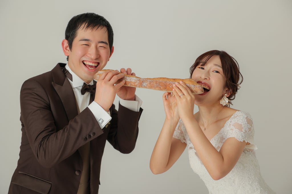 パンが好きなお二人と【洋装ハウススタジオ】