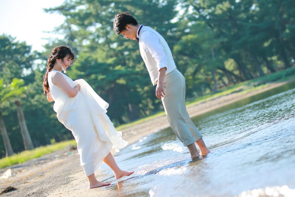マイアミ浜ロケーションプラン | フォトウェディング・前撮り・結婚写真