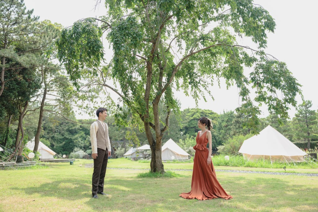 グランピングウエディングフォトプラン | スタジオAQUA 浅草店 | フォトウェディング・前撮り・結婚写真