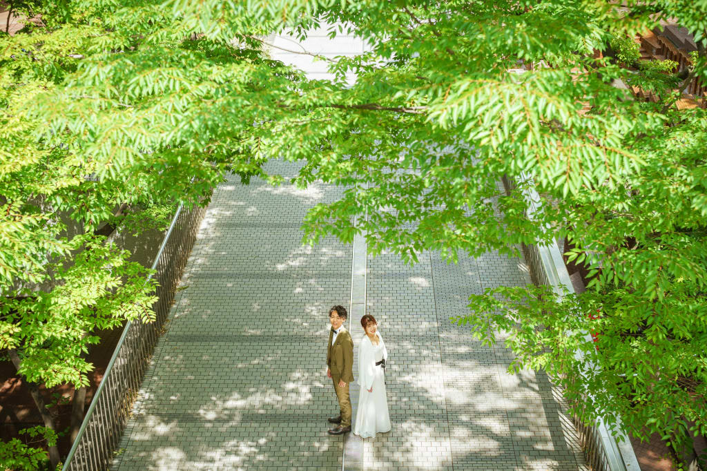 新宿周遊ロケーション＋屋内庭園スタジオプラン | フォトウェディング・前撮り・結婚写真