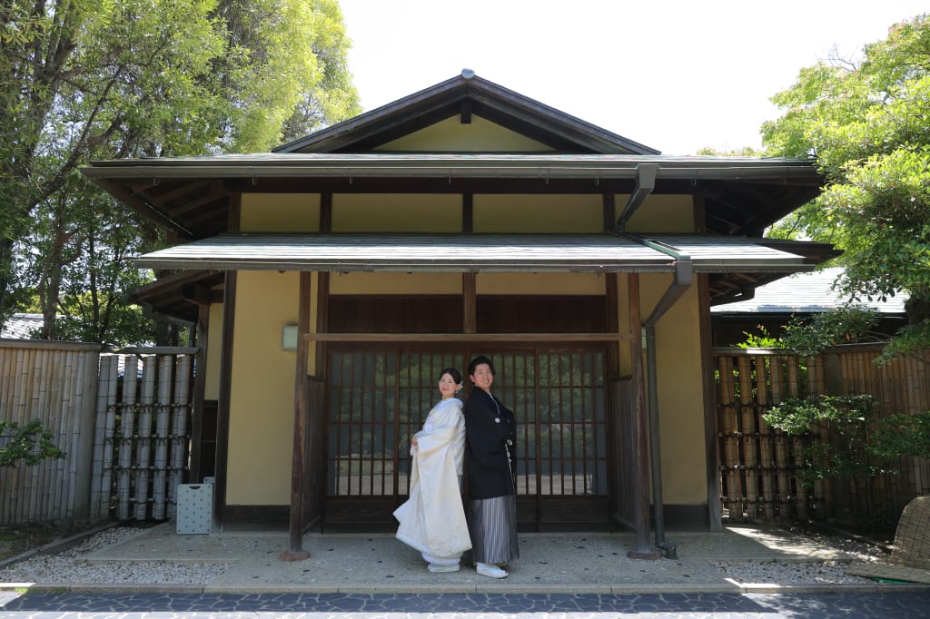 大濠日本庭園で和装撮影♪