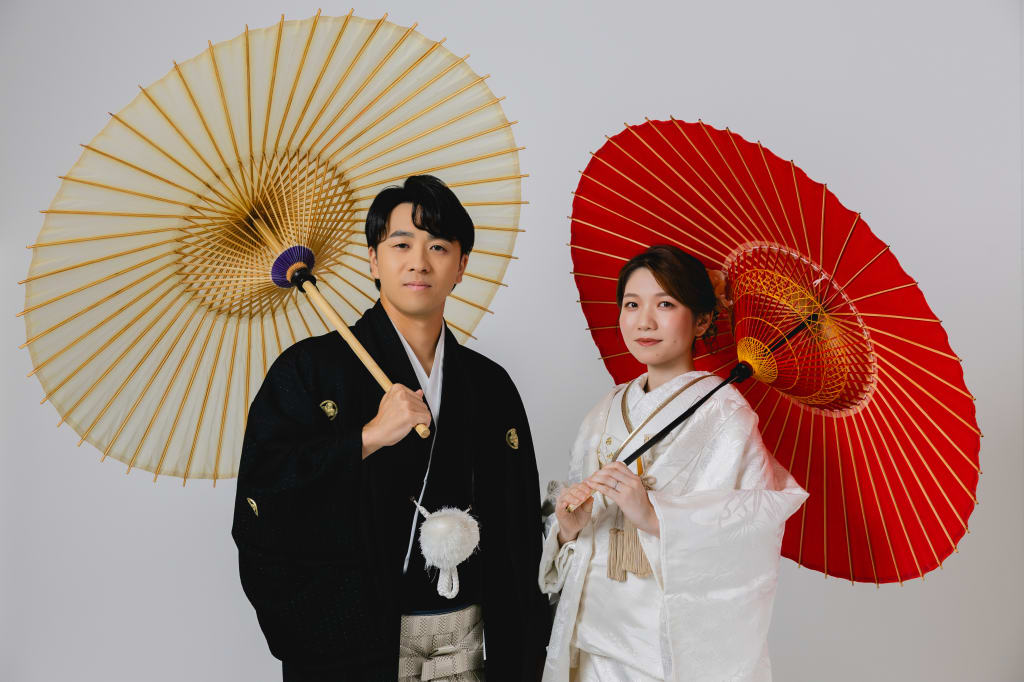 和装ハウススタジオでお二人の写真！