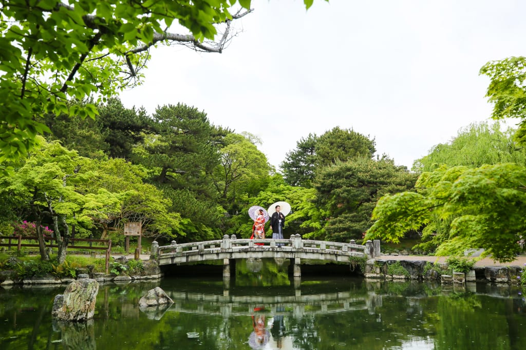 八坂＋円山公園ロケーションプラン | スタジオTVB 京都店 | フォトウェディング・前撮り・結婚写真