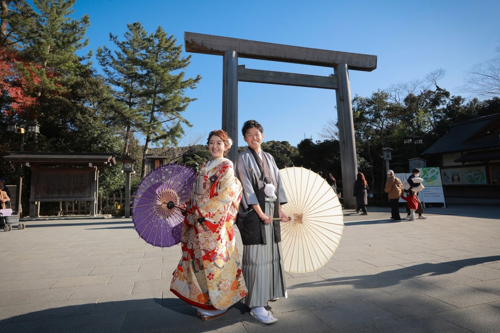 伊勢神宮での撮影