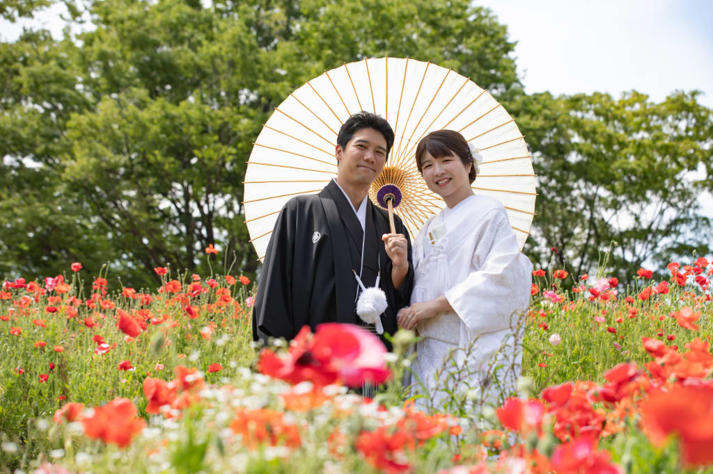 昭和記念公園和装ロケーション