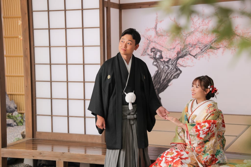 【★和＋洋の定番プラン★】大桟橋ロケーション＋屋内庭園スタジオ