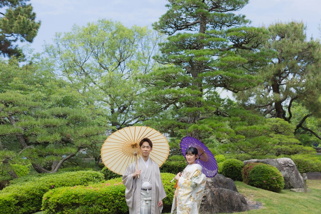 大濠日本庭園ロケーション＋屋内庭園スタジオプラン | フォトウェディング・前撮り・結婚写真