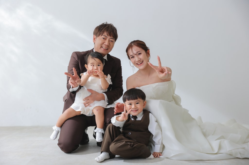 家族みんなで撮影！