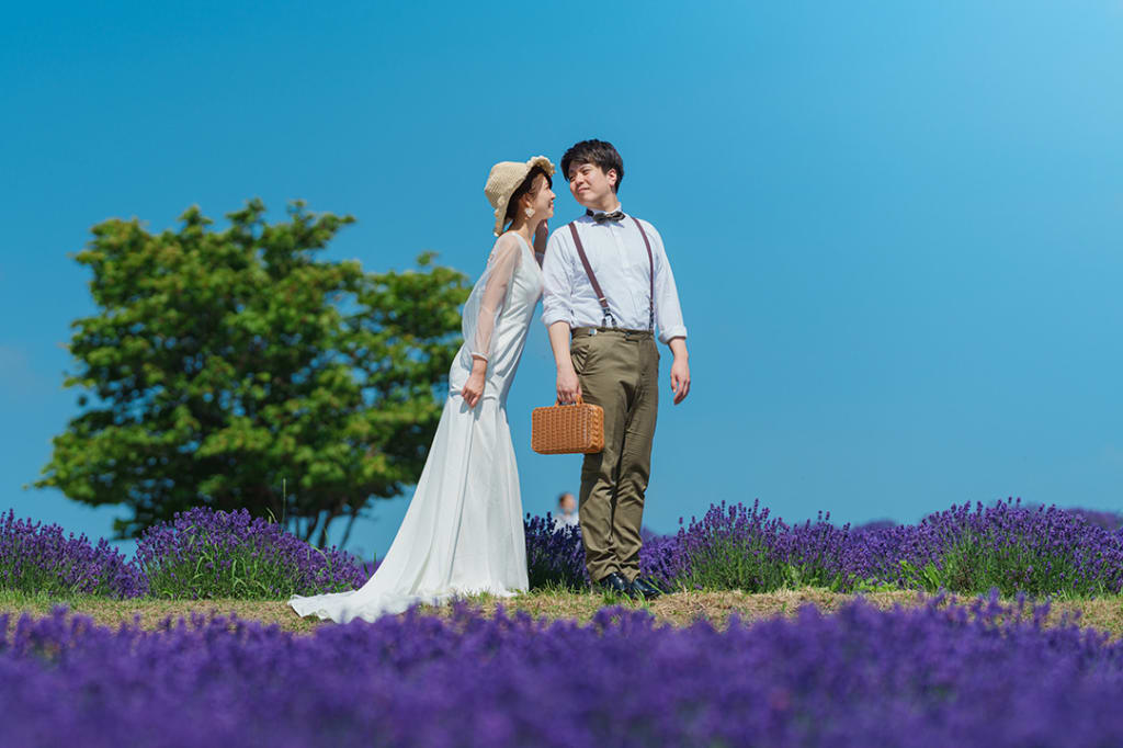 富良野 or 美瑛の花畑＋もう一箇所プラン | フォトウェディング・前撮り・結婚写真