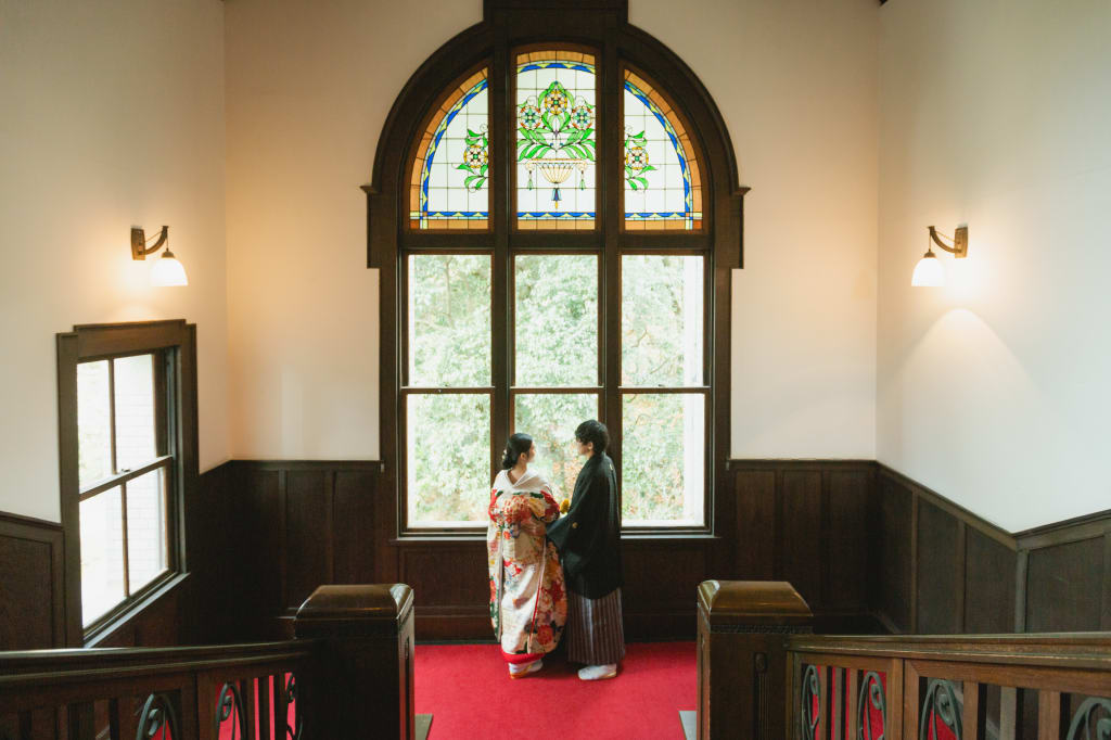 神戸洋館 | デコルテフォトグラフィー | 前撮り・フォトウェディング