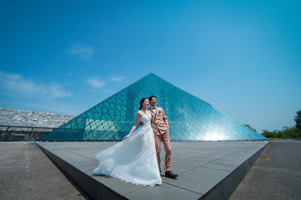 モエレ沼公園ロケーション＋屋内庭園スタジオプラン | フォトウェディング・前撮り・結婚写真