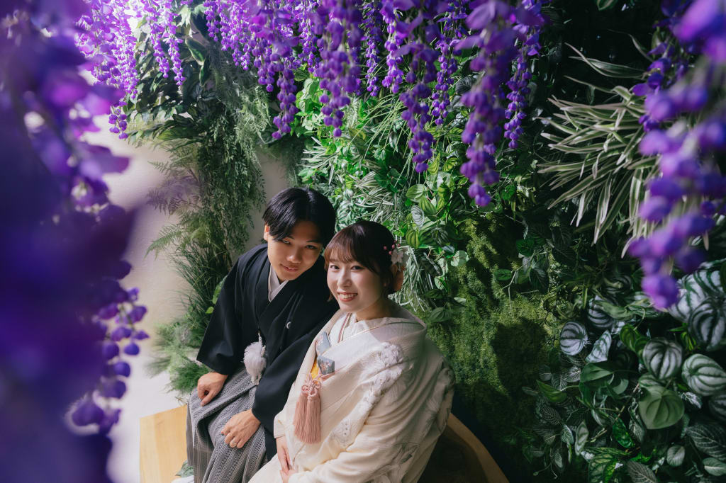 和装屋内庭園