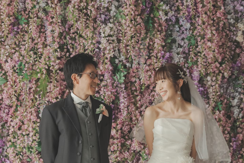 藤の花で華やかさをプラス！