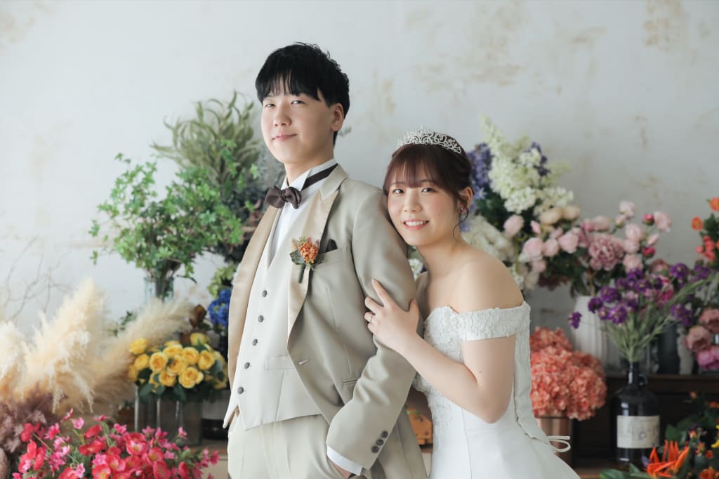 優しい光の中でハウススタジオ撮影