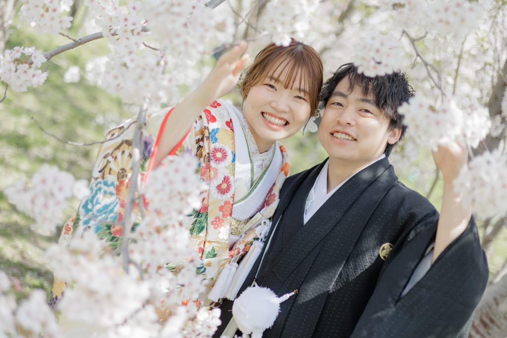 豊平川桜の杜公園 | デコルテフォトグラフィー | 前撮り・フォトウェディング
