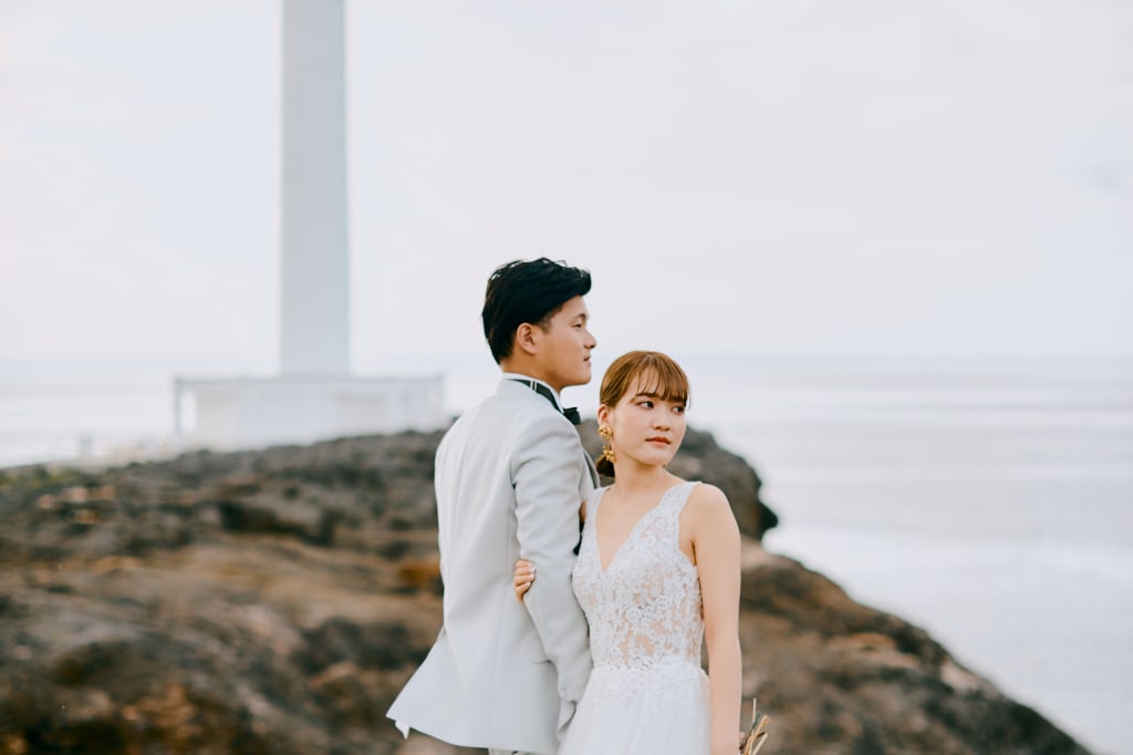 残波岬 | デコルテフォトグラフィー | 前撮り・フォトウェディング