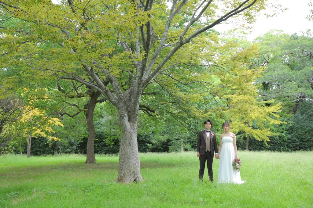 大濠公園で緑といっしょに。