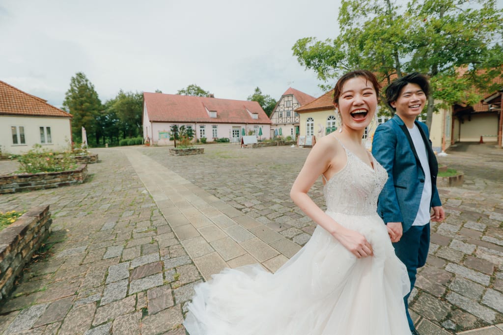 【秋限定！花ロケ】ブルーメの丘ロケーションプラン | フォトウェディング・前撮り・結婚写真
