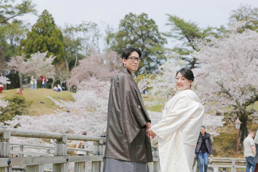 奈良公園和装ロケーション