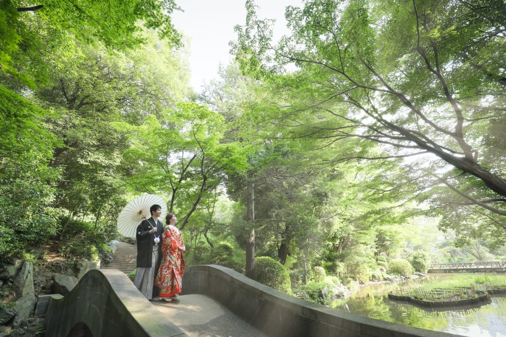 有栖川宮記念公園 | デコルテフォトグラフィー | 前撮り・フォトウェディング