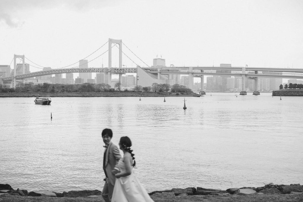 お台場海浜公園ロケーションプラン | フォトウェディング・前撮り・結婚写真
