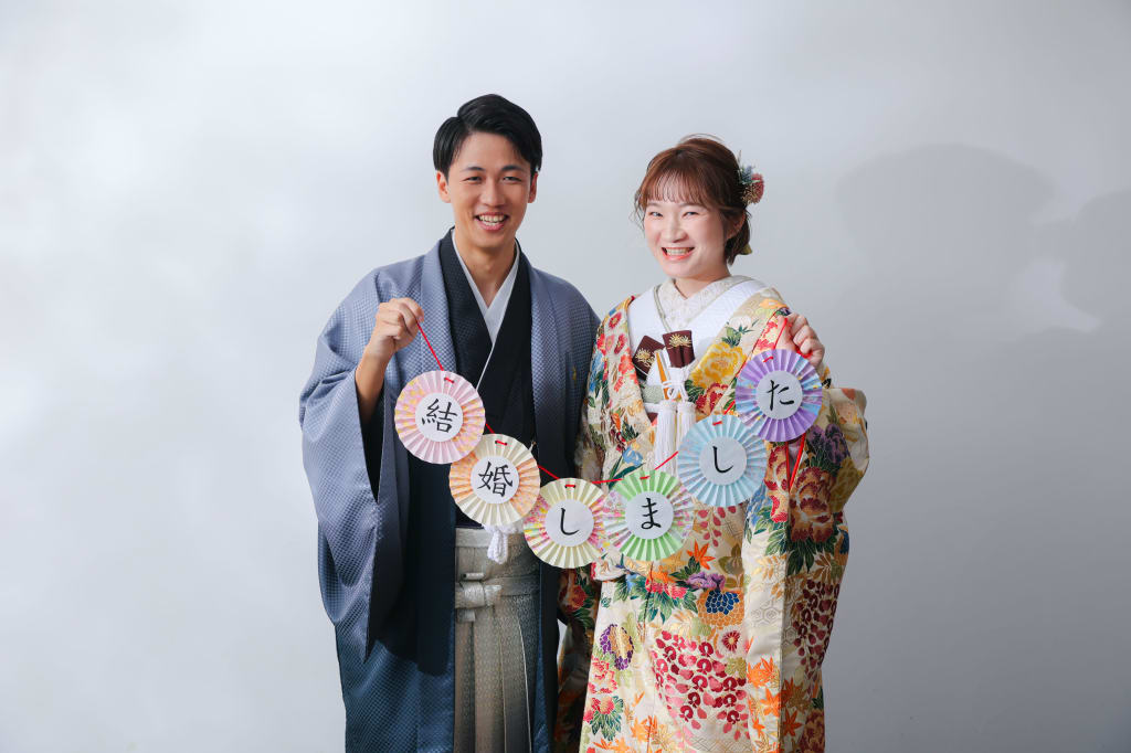 和装姿で撮影！