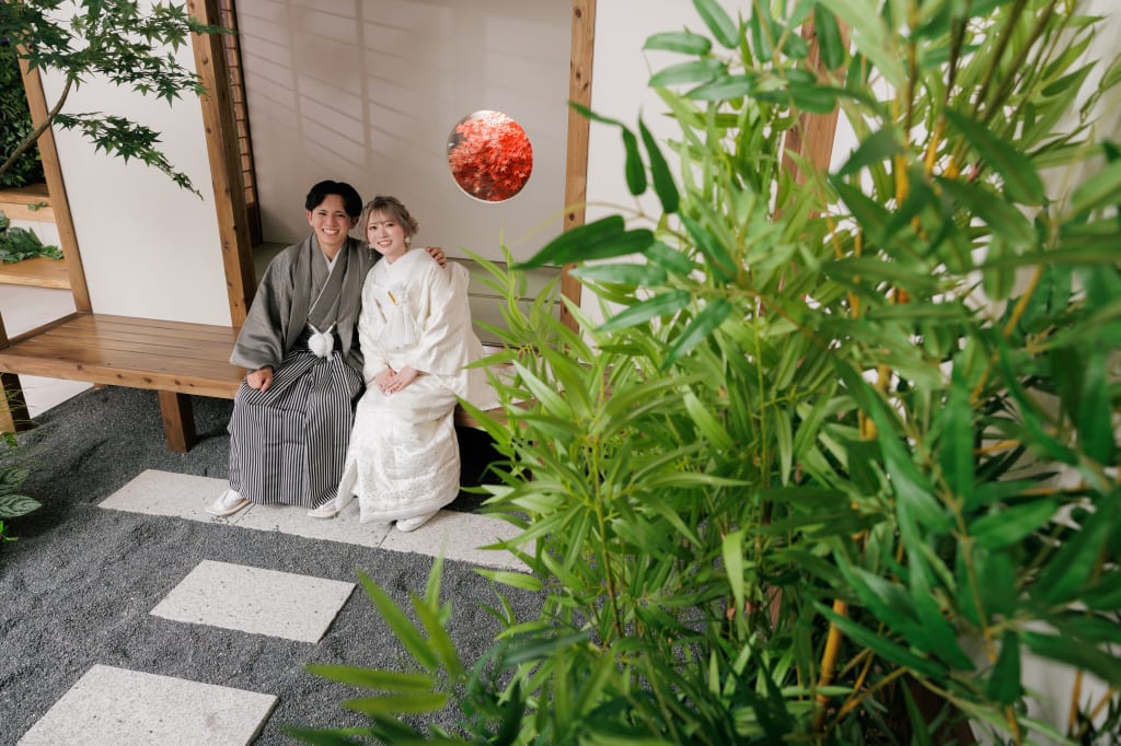 屋内庭園スタジオプラン | スタジオAQUA 横浜駅前店 | フォトウェディング・前撮り・結婚写真
