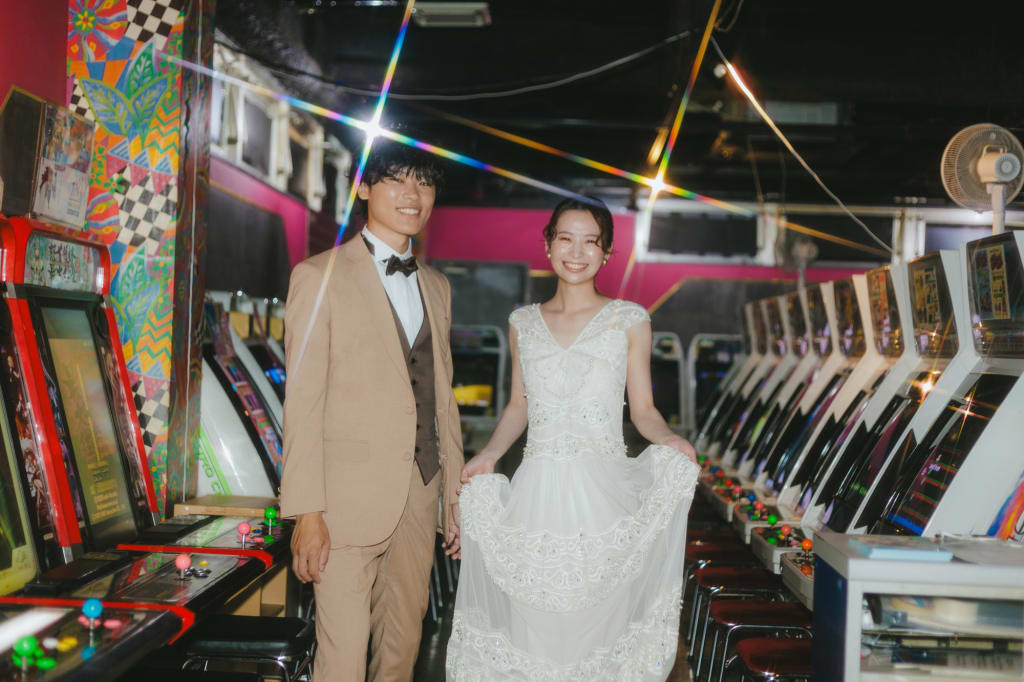 レトロアーケードロケーションプラン | フォトウェディング・前撮り・結婚写真