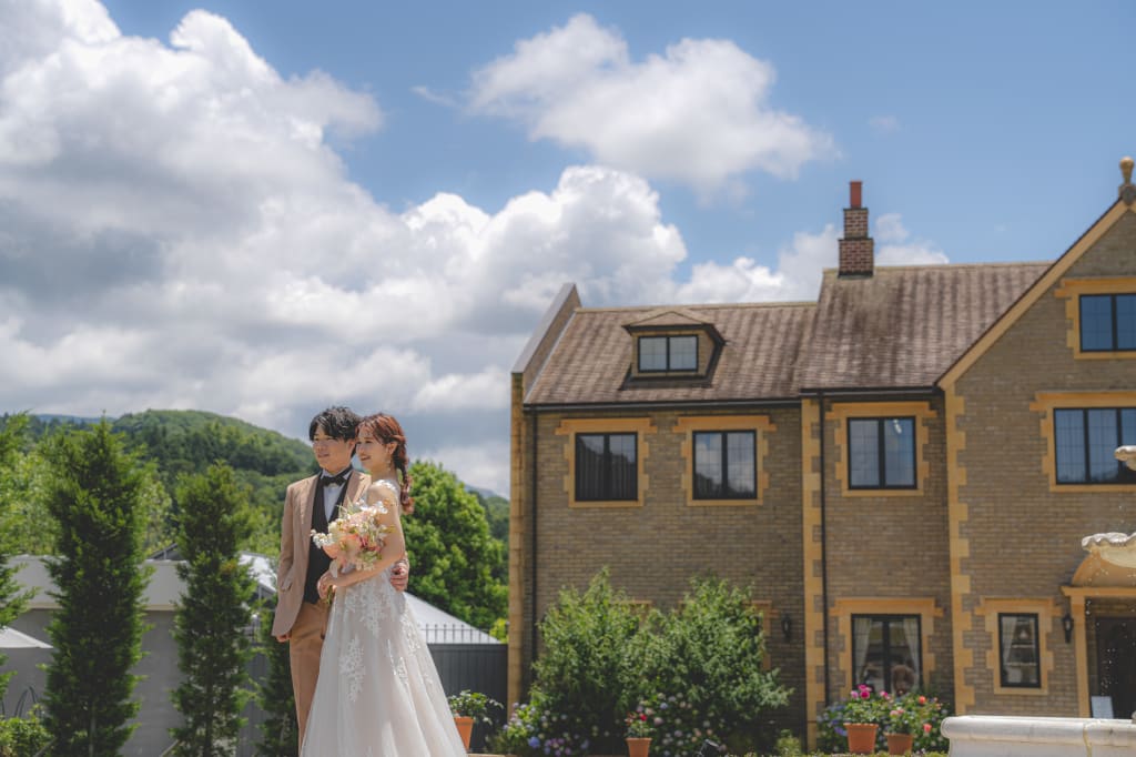 おしゃれな洋館でフォトウエディング！