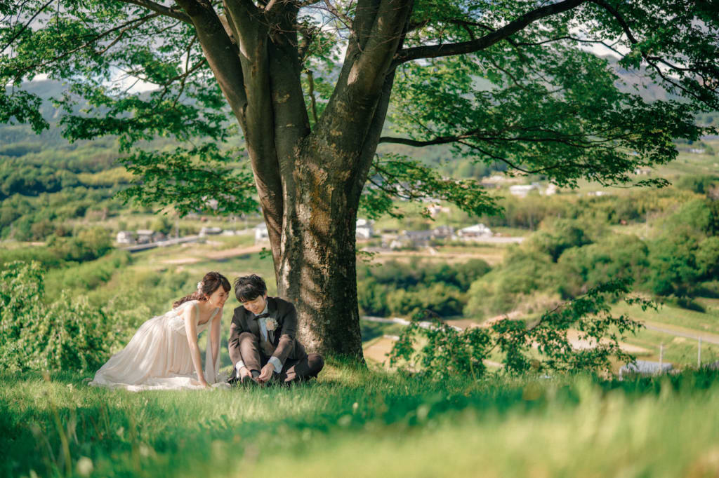飯綱山公園 | スタジオAQUA 大宮店 | 前撮り・フォトウェディング