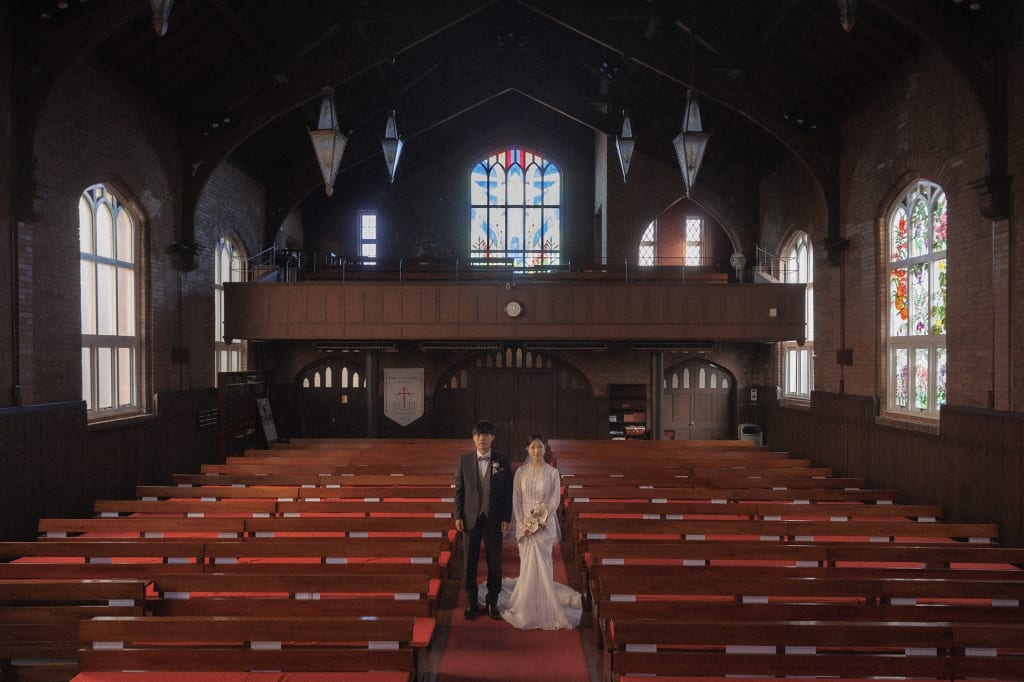 川口教会 | デコルテフォトグラフィー | 前撮り・フォトウェディング