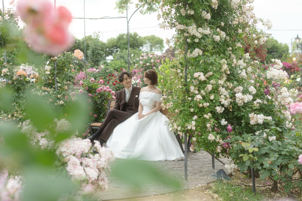 夏の遊園地撮影はいかがですか？【メリーゴーランドとローズガーデン】