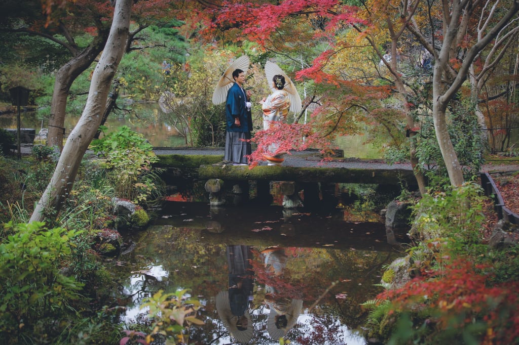 紅葉の東山植物園